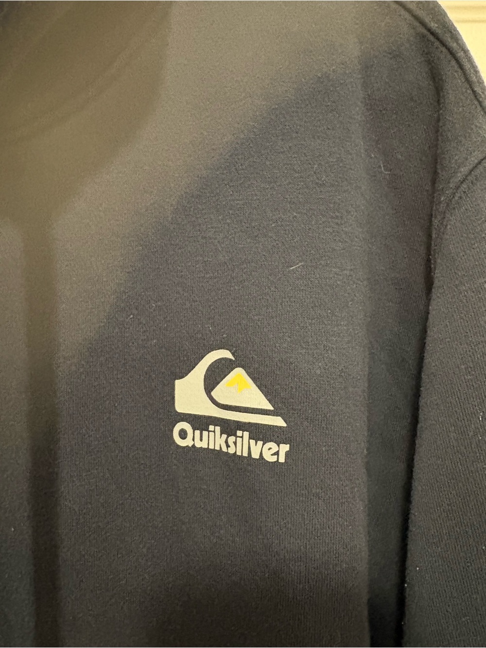 Quiksilver Men's Dark Navy Pullover Hoodie - Picture 2 of 5